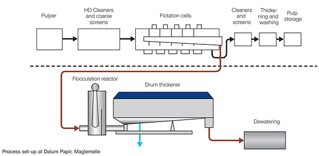 Dalum Papir process setup