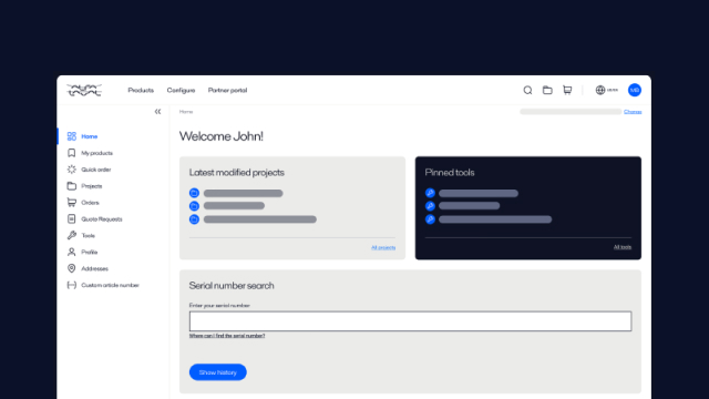 Customer and Partner Portal image